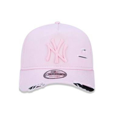 Imagem de Boné New Era Destroyed Rosa