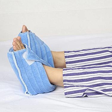 Imagem de Almofadas de calcanhar, almofadas de cama, protetores de calcanhar, almofada de suporte de tornozelo para pés bota para lesões, protetor de tornozelo, alívio de pressão de feridas e úlceras