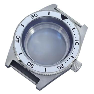 Imagem de Caixa de relógio mecânica à prova d'água vintage de aço inoxidável para relógio Seiko Nh34 Nh35 Nh36 Nh38 Movimento 62MAS, tampa inferior de vidro 5, Caixa de relógio de luxo