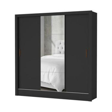 Imagem de Guarda Roupa Solteiro Santiago Plus 3 Portas 2 Gavetas Cem Espelho Car