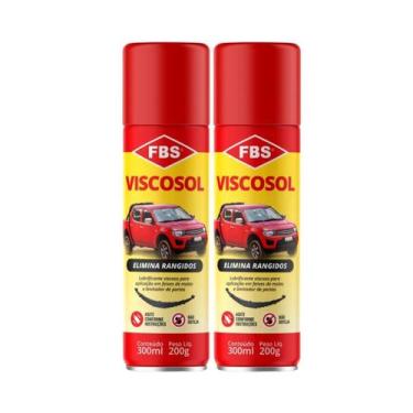 Imagem de Kit 2 Eliminador De Rangido Lubrificante Protetivo Viscosol Spray 300m