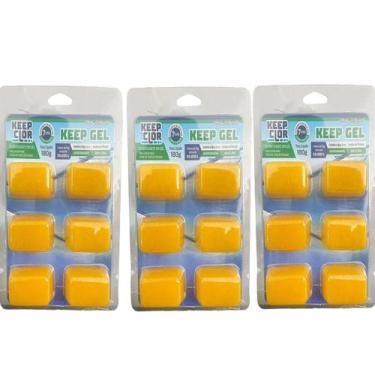 Imagem de Kit 3 Clarificante finalizador Keepclor pastilha em gel 180g