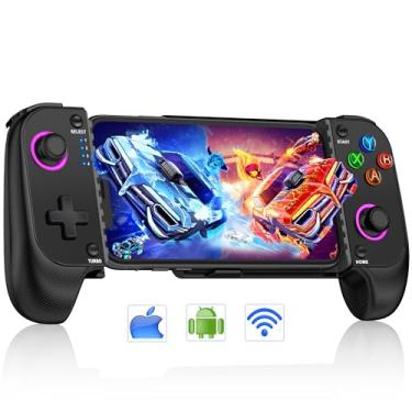 Imagem de Mobile Game Controller for iphone/Android, Wireless Phone Controller with Phone Case Support, RGB Gaming Controller Support Xbox Game Pass, PlayStation, Steam Link, Call of Duty, Roblox, Minecraft