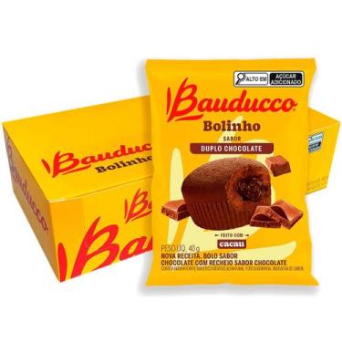 Imagem de Bolinho Bauducco Duplo Chocolate 16x40g