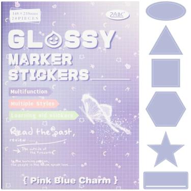 Imagem de Adesivo de etiqueta com pingente para scrapbooking para Diário de lixo, adesivos de 20 folhas - Livro de adesivos efêmeros (TZ-012-001)