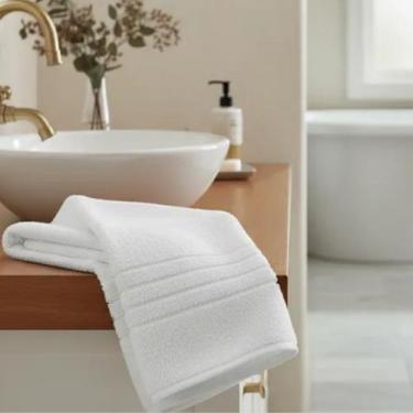 Imagem de Toalha De Banho Profissional Hotelaria Pousada Macia Teka Roma 440g