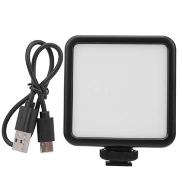 Imagem de Luz portátil de enchimento de temperatura de duas cores, adequada para fotos ao ar livre, fotografia interna, selfie, transmissão ao vivo, gravação Vlog, bateria de grande capacidade