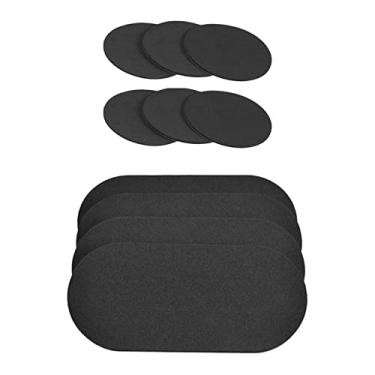 Imagem de Remendo de e almofada de bateria, almofadas adesivas almofada amortecedora de tambor durável para iniciante de instrumento musical e acessório