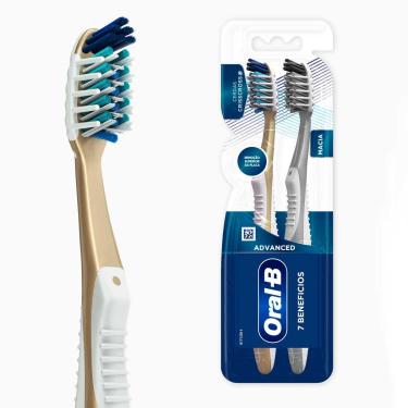 Imagem de Escova de Dente Oral-B Pro-Saúde 7 Benefícios Macia com 2 unidades 2 Unidades