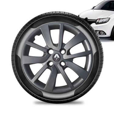 Imagem de Calota Renault Logan aro 14 2014 a 20 Grafite Brilhante Pret