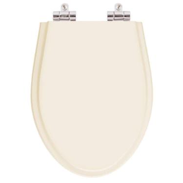 Imagem de Assento Sanitario com Amortecedor Victoria Bone (Bege Claro) para Vaso Ideal Standard