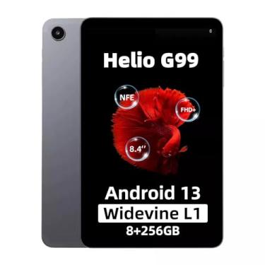 Imagem de Tablet Android 13, processador Octa-core, tablet de 8,4 polegadas, tela HD 1920 x 1200, câmera dupla de 5 MP + 5 MP, 8 GB de RAM + 256 GB de ROM, WiFi compatível com 4G LTE, GPS, Bluetooth 5.0, tablet