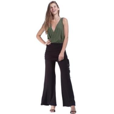 Imagem de Calça Pantalona Amazonia Vital Saia Drapeada Feminina-Feminino