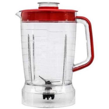 Imagem de Copo Liquidificador Mondial L-1000w Cristal Vermelho - MICROMAX