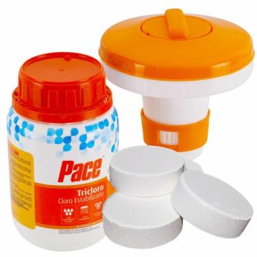 Imagem de Kit Tricloro Pastilhas 500g + Mini Flutuador P/ Piscina Prom - Pace, 7