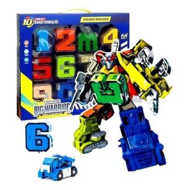 Imagem de Brinquedo Super Transformer Aprendendo Números Brincando Educativo Núm