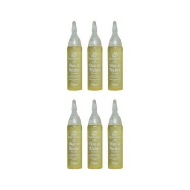 Imagem de Ampola De Vitamina Maxihair 10Ml Oleo De Ricino - Kit C/6Un - Maxi Hai