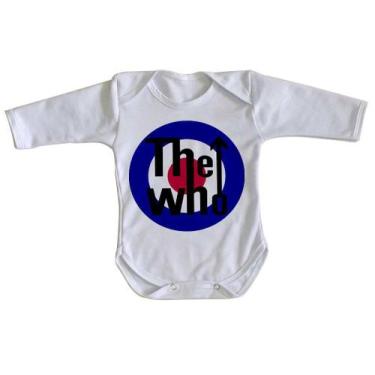 Imagem de body nenê criança roupa bebê manga longa The Who Rock - Empório Dutra,