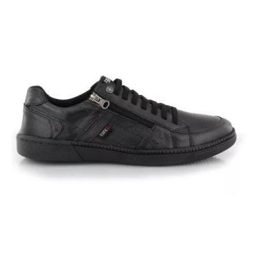Imagem de Sapatênis Casual Footwear Confort Material Legitimo - BR2, 41, Preto