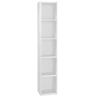 Imagem de Estante Livreiro Janaina 4 Prateleiras Branco AJL