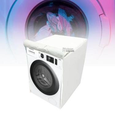 Imagem de Capa para lavadora frontal brastemp 10kg bnf10ab impermeável - Clean C