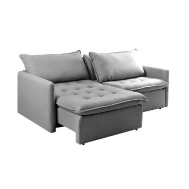 Imagem de Sofá Retrátil Cama Califórnia Para Sala - ZURC DECOR, Linho rosa 104