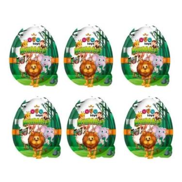 Imagem de Ovo Toys Animais Surpresa C/ Royal Choco 6 Unidades 9g - Royal Toys