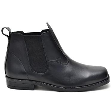 Imagem de Botina Unissex Dia-a-dia Preta Com Solado Costurado (br_footwear_size_system, adult, numeric, numeric_40)