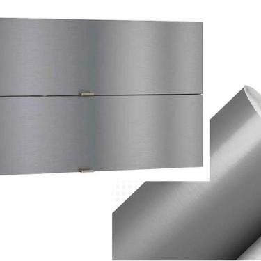 Imagem de Envelopamento Adesivo Vinil 12mx50cm Prata