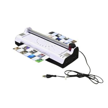 Imagem de Plastificadora e Refiladora 5 em 1, A4, 220V, Laminadora Profissional com Régua de Corte