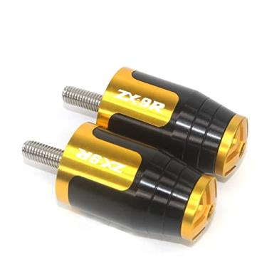 Imagem de Extremidades das manoplas de guidão de motocicleta, tampas de extremidade, acessórios deslizantes de peso para Ka&was&aki Ninja ZX-9R ZX9R ZX 9R ZX900C 900 C
