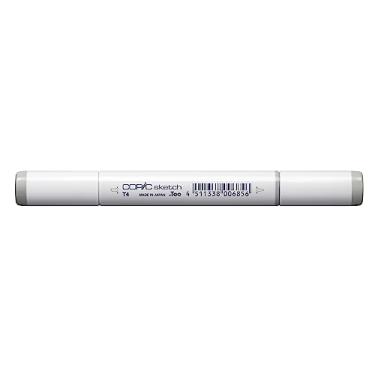 Imagem de COPIC Marcador Sketch Ponta Dupla Redonda e Chanfrada, Cor T4 Toner Gray 4, 1 unidade