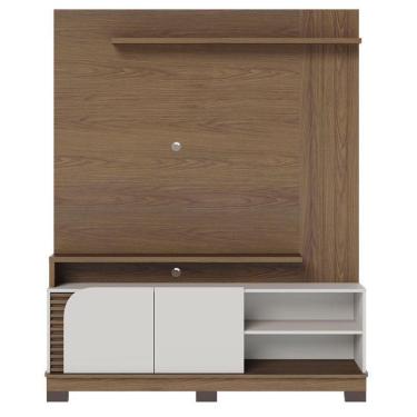 Imagem de Estante Home Theater Jurerê 1.5 Amendôa Off White Matte – Colibri