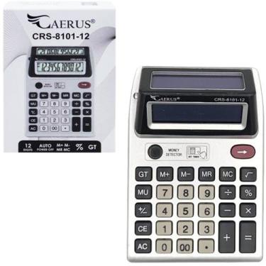Imagem de Calculadora eletronica 12 digitos display duplo detector nota falsa ul