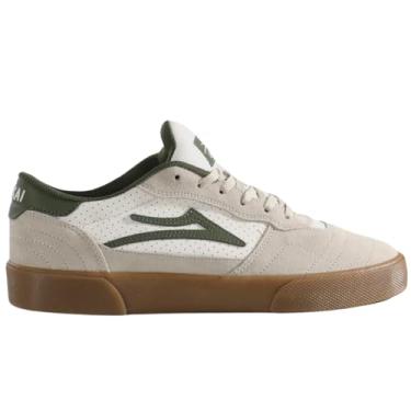 Imagem de Lakai Tênis de skate masculino Cambridge cano baixo, Camurça creme, 38