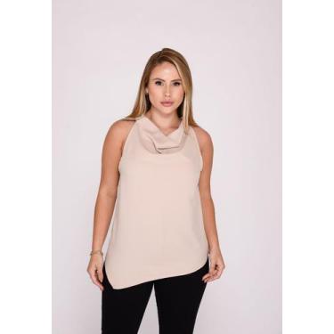 Imagem de Blusa Feminina Gola Boba 7954 Aveia - Macaw, Aveia, P