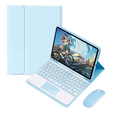 Imagem de Kit Capa para Samsung Tablet A7 10.4: Capa para Tablet + Teclado Removível + Mouse