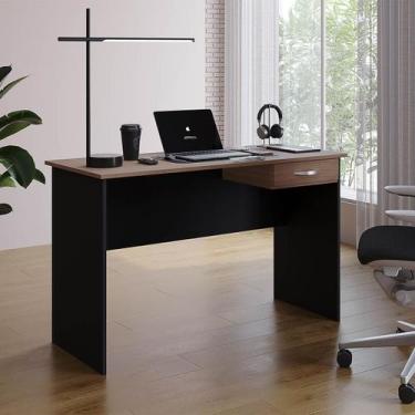 Imagem de Mesa de Escritório com Gaveteiro Susy MB1 - Doce Sonho Móveis, Preto S