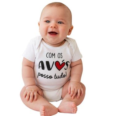 Imagem de Body Bebê Manga Curta Estampado Kyly-Unissex