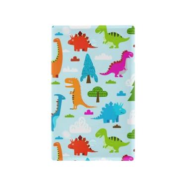 Imagem de SEHANY Capa de parede de tomada dupla de dinossauro engraçado, tamanho padrão e à prova de calor, placas decorativas para decoração de escritório doméstico (11,5 cm x 7 cm)