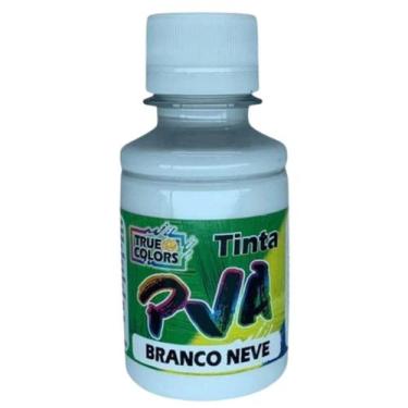 Imagem de Tinta Pva Fosca 100ml True Colors - Cores Frias, BRANCO NEVE - 7201