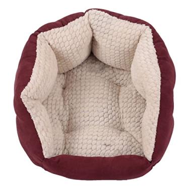 Imagem de Cama para Cães Pets Tapete de Sofá Cão Gato Algodão PP Lavável Confortável Respirável Borda Macia e Lados Elevados Quente Mantém a Forma Gaiola Casa Piso