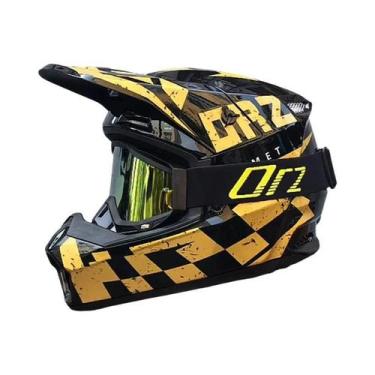 Imagem de Capacete Completo Para Corrida off Road De Motocicleta E Bicicleta Spe