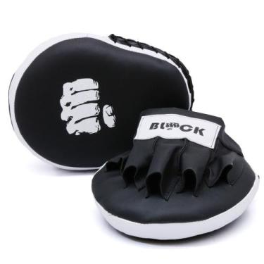 Imagem de Manopla de foco boxe muai thay e mma pra treino - BLOCK, Branco