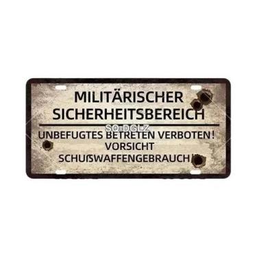 Imagem de Placa De Metal Vintage Berlim Guerra, Decoração Retrô Para Parede De L