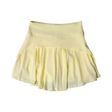 Imagem de Saia Plissada De Cintura Alta Feminina De Secagem Rápida Para Ginástic