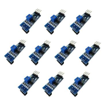 Imagem de Kit 10 Módulo Sensor Infravermelho TCRT5000 Arduino LM393 5V - ATMX