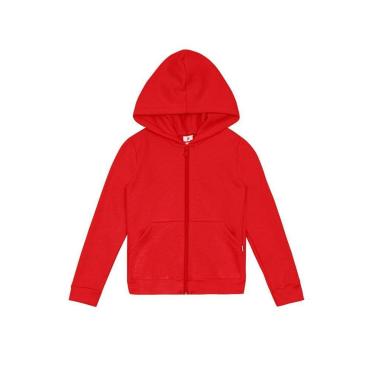 Imagem de Jaqueta básica infantil menina em moletom Brandili-Feminino