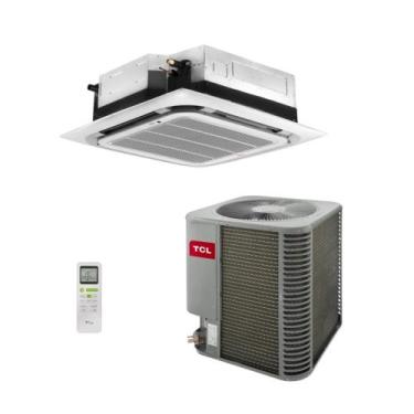 Imagem de Ar Condicionado Split Cassete 4 Vias Tcl Inverter 24000 BTUs Quente e 