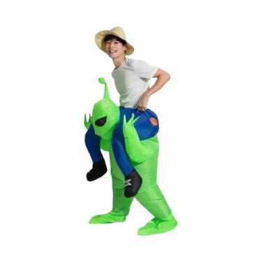 Imagem de Fantasia Inflável De Alienígena Para Adultos, Tamanho 175-180cm, Para 
